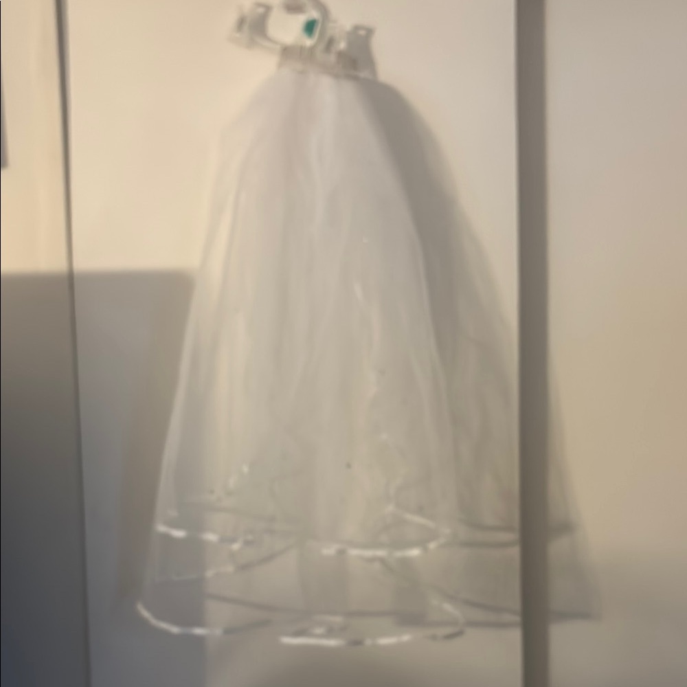Elegant White Bridal Veil